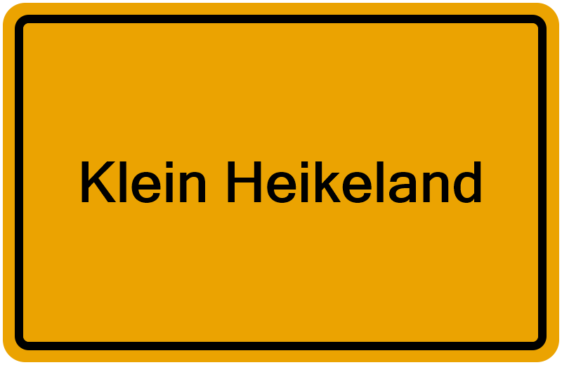 Handelsregisterauszug Klein Heikeland